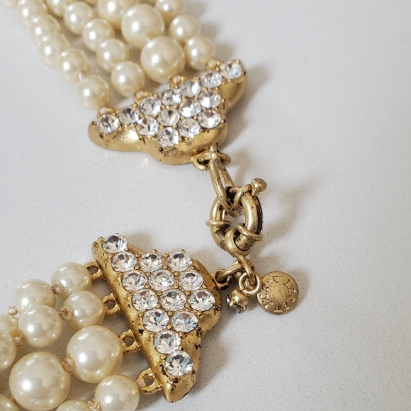 💞J crew Pearl Necklace Multi Strand💞 - Picture 3 of 5